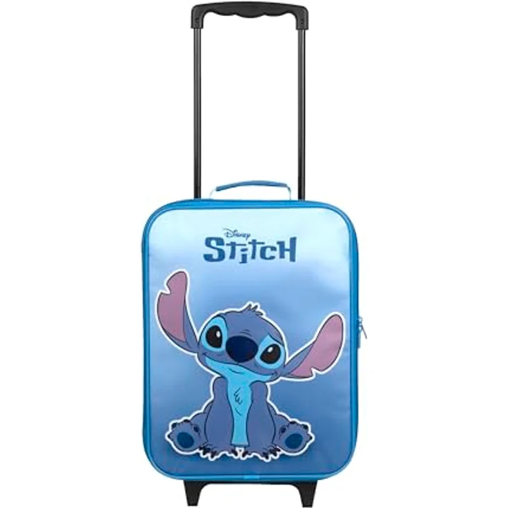 UNDERCOVER Kinderkoffer Trolley, Lilo & Stitch, 2 Rollen, 16 Liter Fassungsvermögen, blau – Bild 3