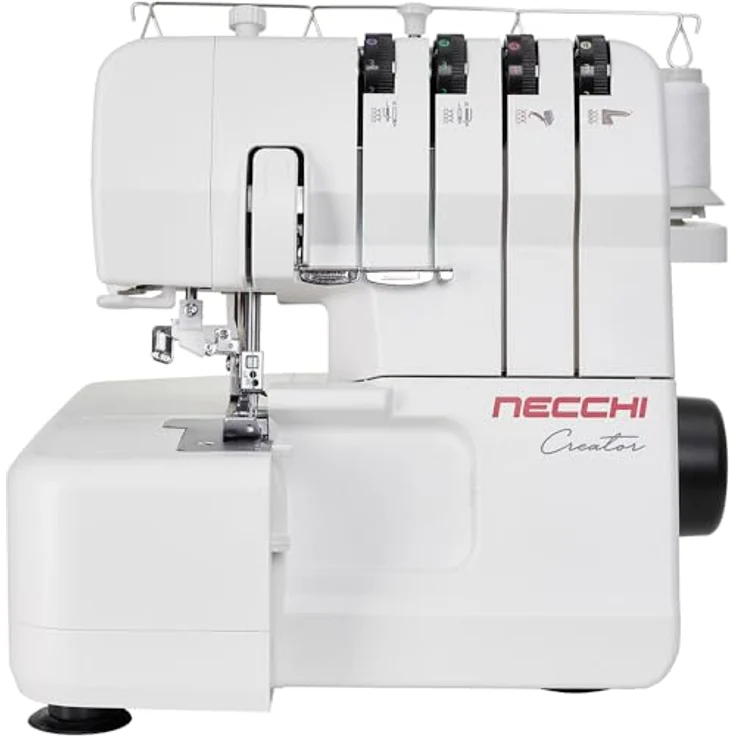 Necchi Overlock-Nähmaschine Necchi Overlock C12 Creator, 12 Stichmuster, 7 mm Stichbreite, robust und zuverlässig – Bild 2