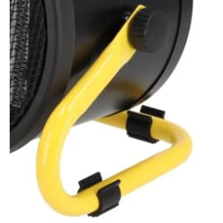 Dedra Elektrische PTC-Heizung 2,0 kW, rund, schwarz, Thermostat, Überhitzungsschutz, drei Betriebsarten, für Heizfläche bis 20 m² – Bild 4