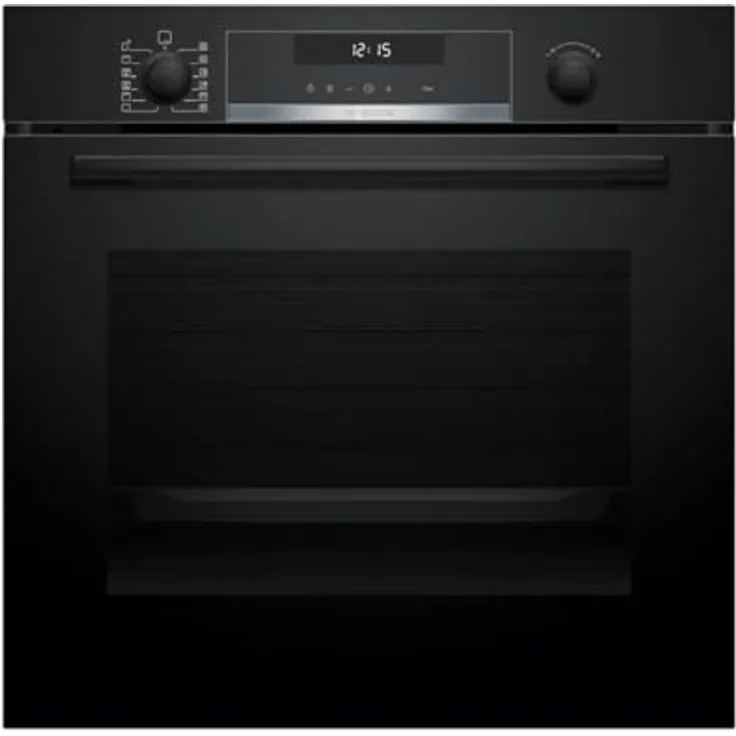 Bosch HBG578EB7, Pyrolytischer Multifunktionsofen, 60 cm, Home Connect, AirFry, schwarze Ausführung, Energieeffizienzklasse A+