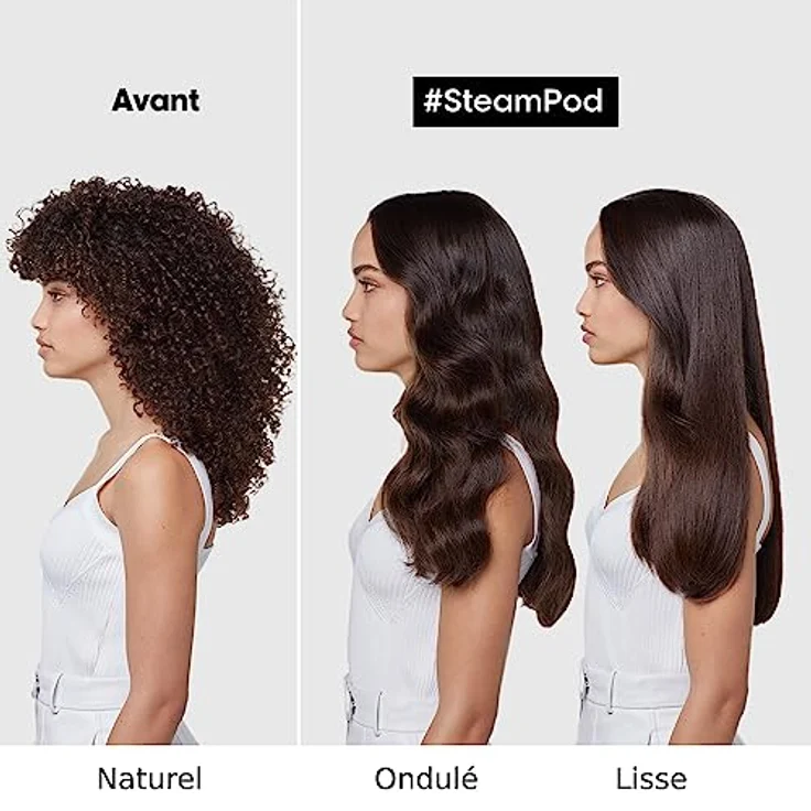 L'Oréal Professionnel Steampod 4 | Professionelles Glätteisen mit patentierte Dampftechnologie für alle Haartypen, inklusive Etui und 3 Kämme – Bild 3