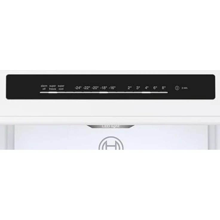 Bosch KGN36VIBT, Serie 4, Kühl-Gefrier-Kombination, 186 x 60 cm, 218 L Kühlen + 103 L Gefrieren, Edelstahl mit Antifingerprint, NoFrost, VitaFresh XXL für längere Frische, Flaschenablage, Optimal Fit – Bild 3