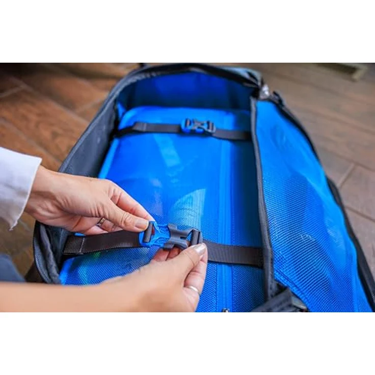 Gregory Alpaca Wheeled Duffel, Koffer für Reisende mit 40 l Volumen, Schwarz, interne Trennwände für optimales Packen – Bild 8