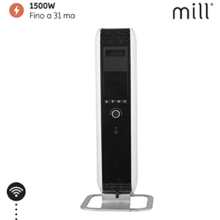 Der Ölradiator Mill Gentle Air 1500 W WiFi wärmt Räume bis zu 31 m². Mit WLAN und 3 Leistungsstufen. – Bild 4