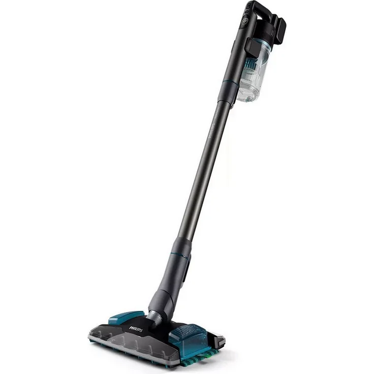 Philips Akku-Hand-und Stielstaubsauger XC8057/01, PowerCyclone 12, PowerBlade Digitalmotor, LED-Bodendüse – Bild 1