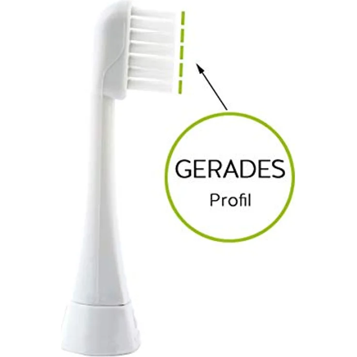 Megasonex flat medium, für Megasonex Ultraschallzahnbürsten, 2er-Pack – Bild 6