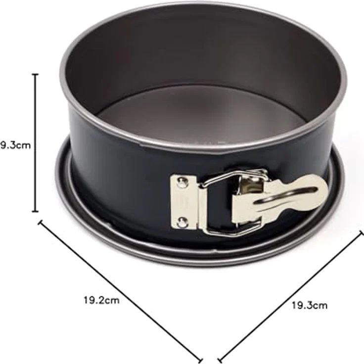 Kaiser Inspiration, Mini-Springform 18 cm, rund, 2 Böden, Flach- und Rohrboden, runde Backform, antihaftbeschichtet, für 1-2 Rezeptportion, auslaufsicher – Bild 5
