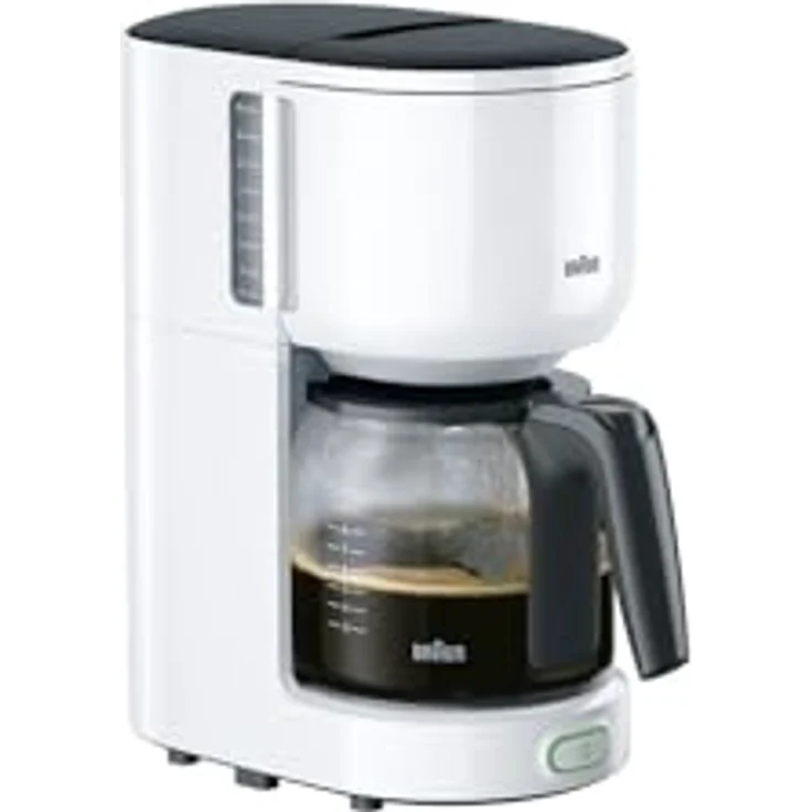 Braun KF 3100 WH Filterkaffeemaschine, Kaffeemaschine für 10 Tassen Filterkaffee, Tropf-Stopp, OptiBrew System, Weiß – Bild 4