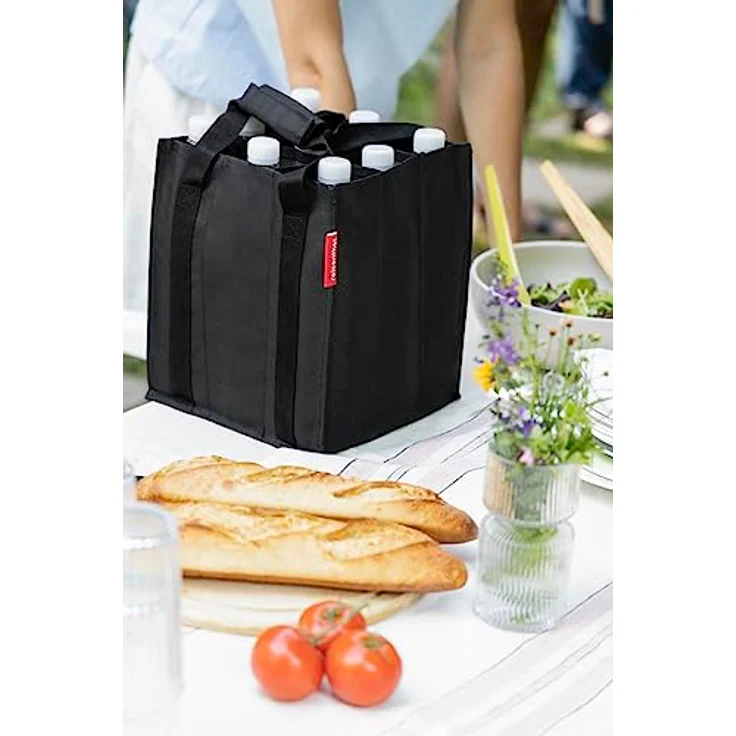 reisenthel Flaschenträger Flaschentasche Flaschenkorb bottlebag Einkaufstasche black – Bild 5