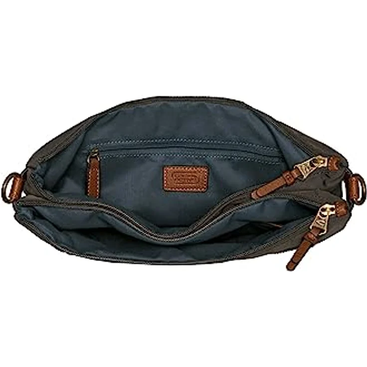 camel active Bari Umhängetasche, 33 cm, grau, 100% Polyester, praktisches Design – Bild 3