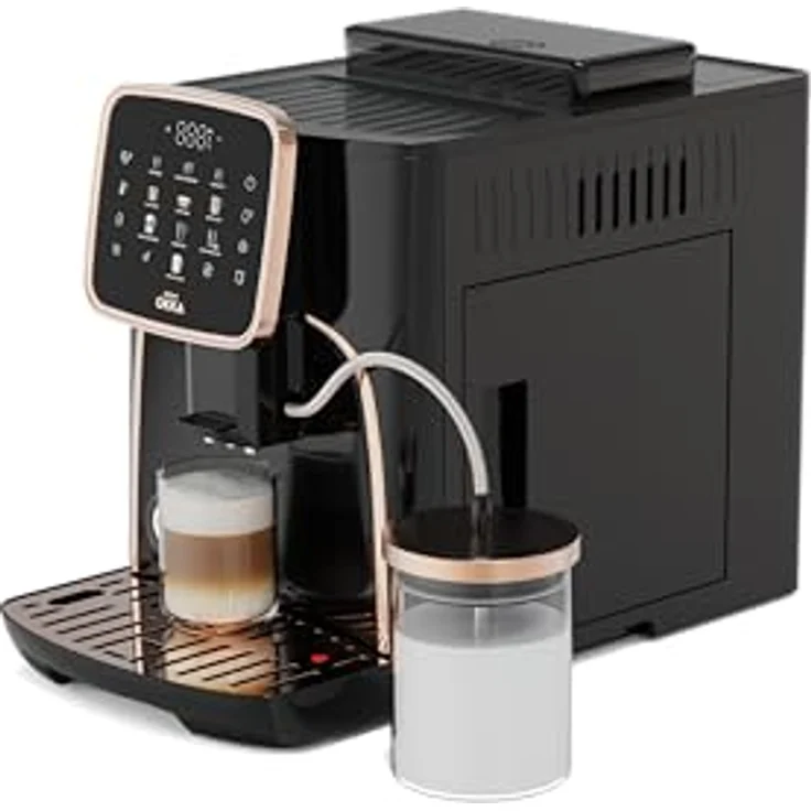 Arzum OK0028-0400 Kaffeevollautomat mit Touchscreen und 19 Bar Pumpendruck, Schwarz – Bild 4