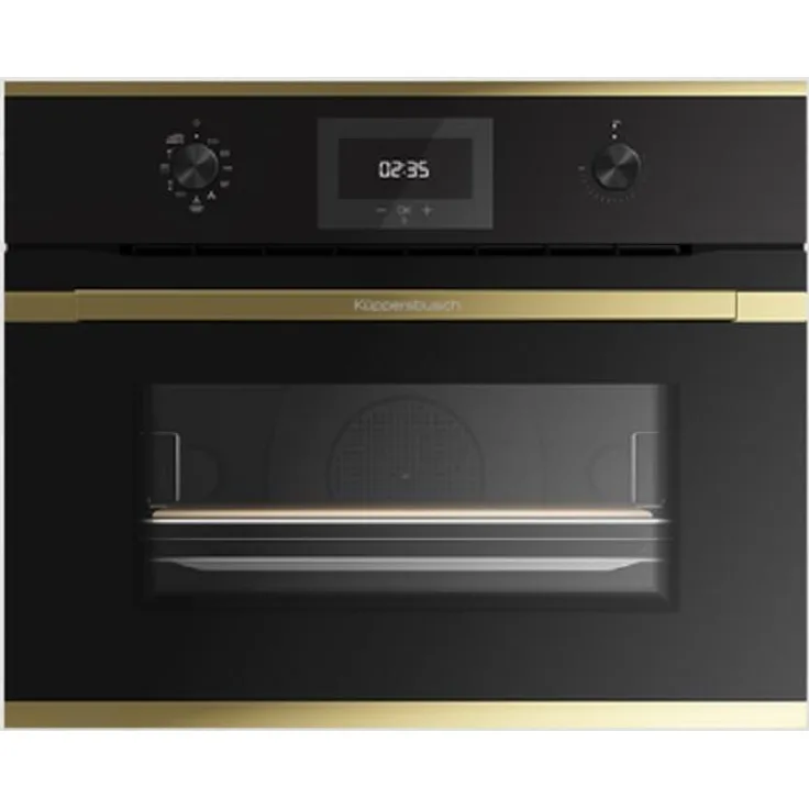 Küppersbusch Kompakt Pyrolyse-Backofen CBP6332.0S, 340°C Pizzafunktion, 44 Liter Garraum, Gold
