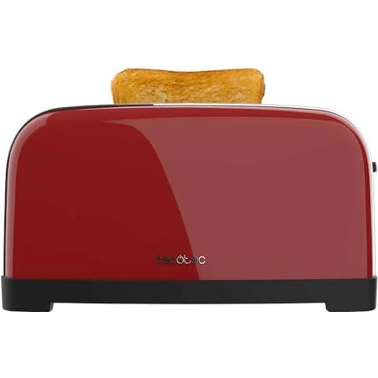 Cecotec Vertikaler Toaster Toastin' time 1500 Red Lite, 1500W Leistung, Kapazität für 4 Toasts, langer doppelter Schlitz, 3,8 cm breit, 7 Röststufen – Bild 3