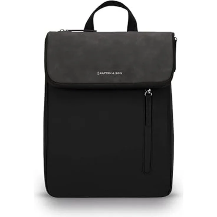 Kapten & Son Vallen City Rucksack, 31 cm, grau, 100% PET, kompakt und stylisch