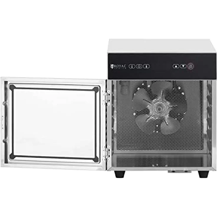 Royal Catering RCDA-500/15S Dörrautomat Edelstahl 500 W 6 Etagen Dörrgerät Dehydrator – Bild 4