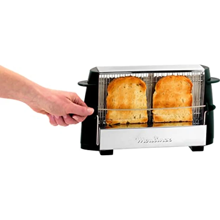 Moulinex A15453 Toaster, Schwarz – Bild 3