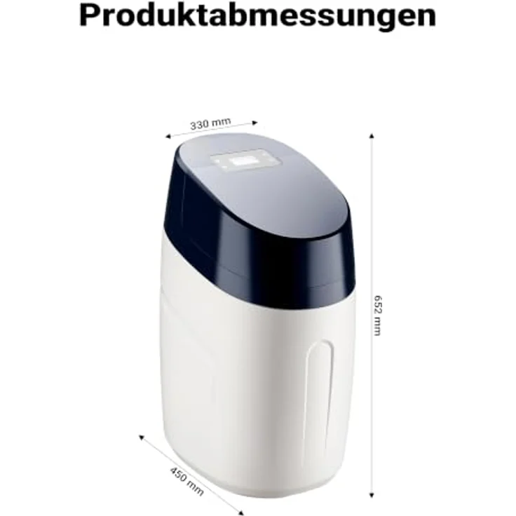 Naturewater SOFT-V1 Wasserenthärtungsanlage, Ionentauscher mit 12,5 l Harztank, für weiches Wasser und automatische Regeneration – Bild 3