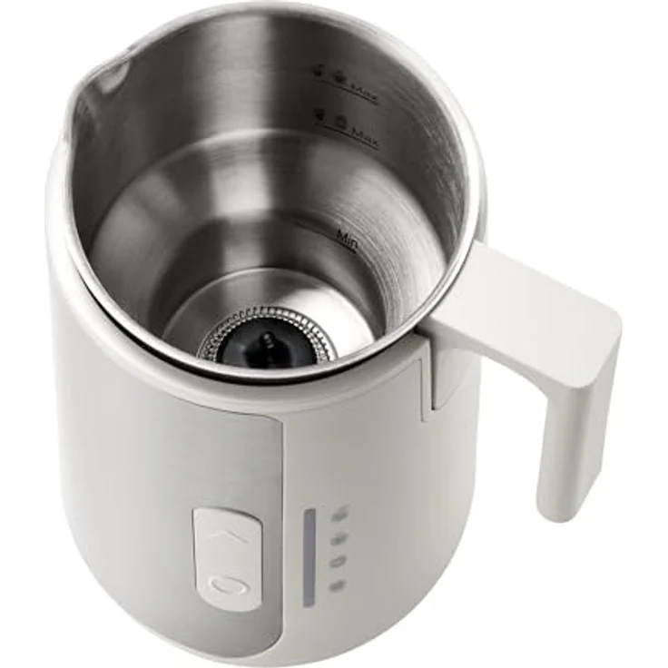 Tchibo Induktions-Milchaufschäumer, 4 Funktionen für warmen & kalten Milchschaum, spülmaschinengeeignet, Edelstahlgehäuse rostfrei, Weiß: Tests, Infos & Preisvergleich