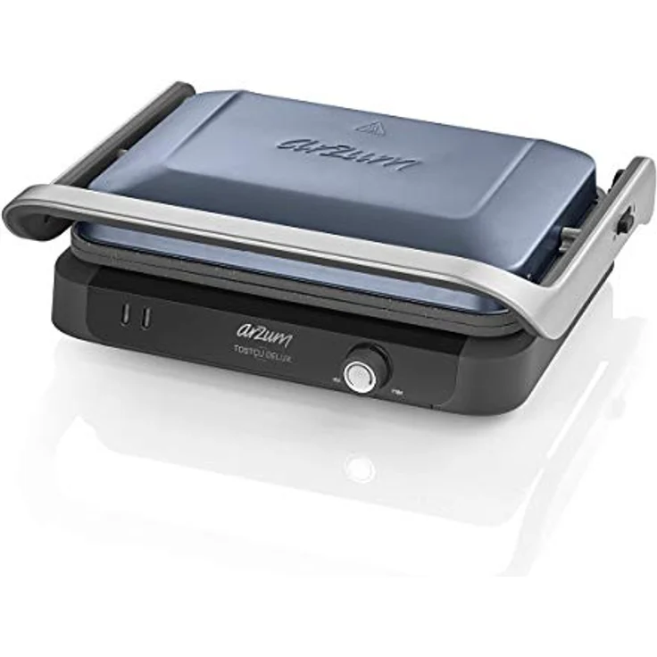 Arzum Sandwichmaker Tostçu Delux 1800W, Kontaktgrill Sandwichmaker Sandwich-Toaster, Granit-Effekt-Platten, Schwarz - Preisvergleich – Bild 2