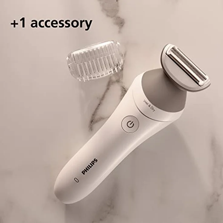 Philips Lady Shaver Series 6000 BRL126/00 schnurlos bei Nass- und Trockengebrauch, weiß – Bild 5