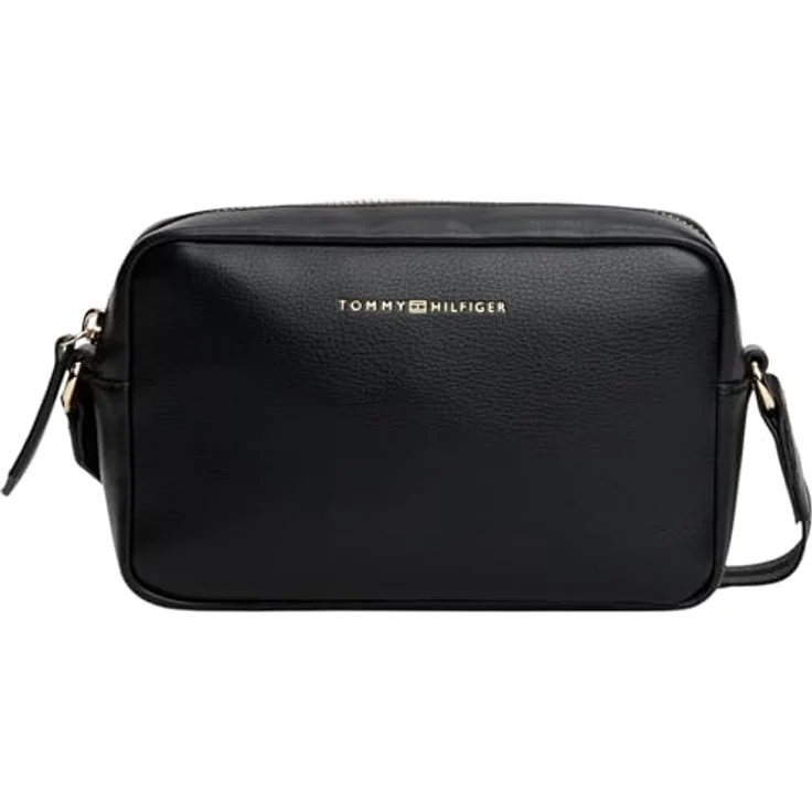 Tommy Hilfiger TH Logotape Umhängetasche, 20 cm, schwarz, 100% Polyurethan – Bild 1