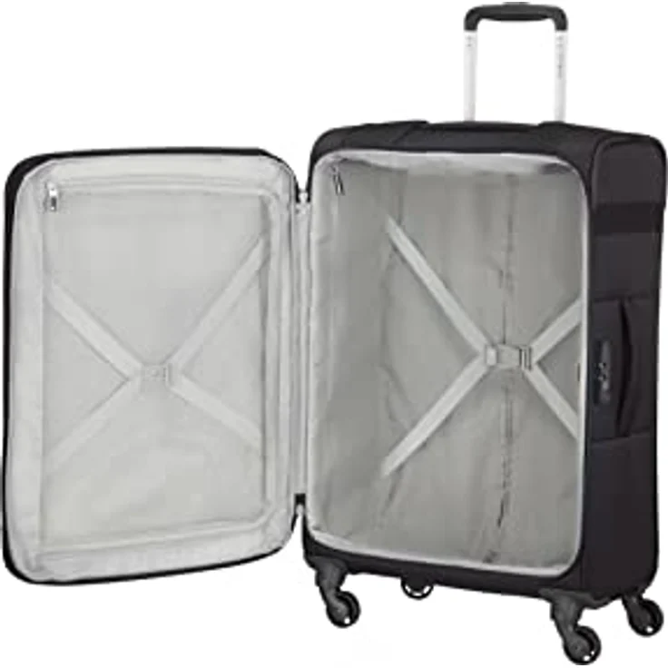Samsonite Citybeat - Spinner L, Erweiterbar Koffer, 78 cm, 105/113 L, Schwarz (Black) – Bild 5