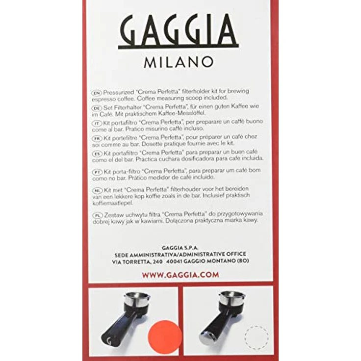 Gaggia 421941312101 Crema Perfetta Filterhalter – Bild 4