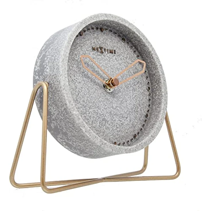 XXXL Xxxl Tischuhr, Grau, aus Naturmaterialien, rechteckig, 17x15.5x5.5 cm, RoHS, CE zertifiziert – Bild 7