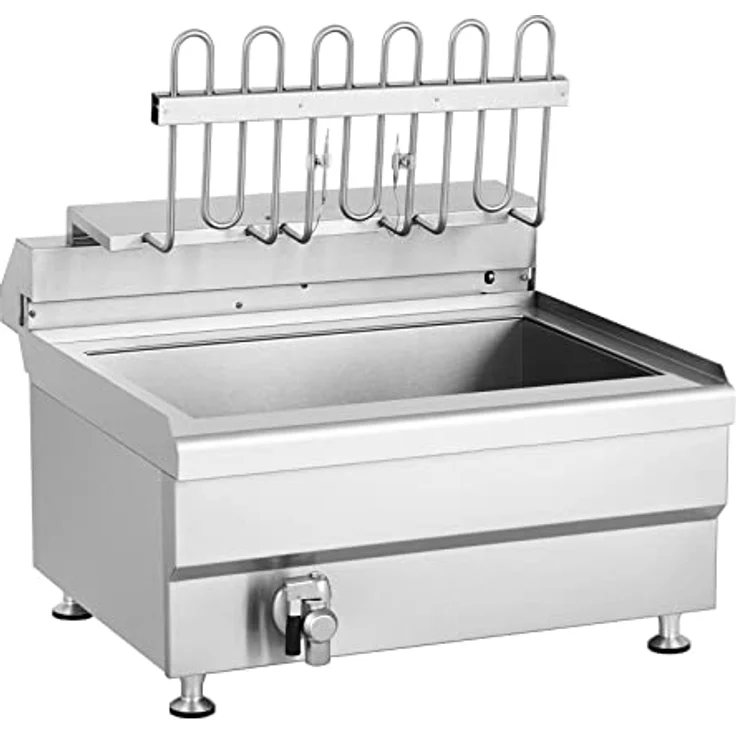 Royal Catering RCBG 30-2-B STH Fettbackgerät Fritteuse Friteuse Gastronomie (24 Liter, 9000 W, 400 V, Ablasshahn, Edelstahl, 2 Körbe) – Bild 3