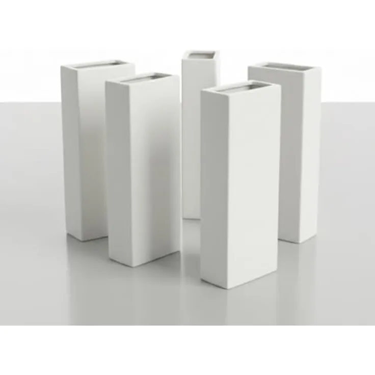 HAC24 5er Set Keramik Luftbefeuchter, Heizkörper Verdampfer für verbessertes Raumklima, inkl. Einhängehaken, Maße 20,3 x 8 x 3,5 cm