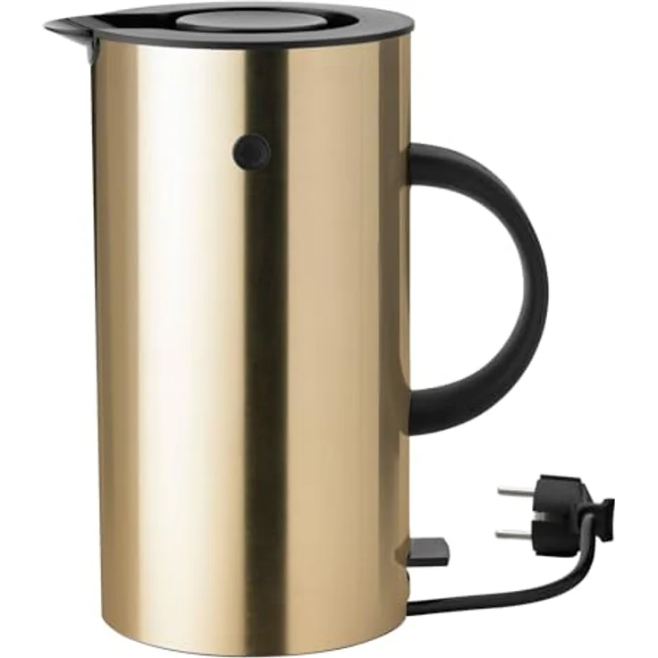 Stelton EM77 electric kettle (EU) 1.5 l. brushed brass, Design by Erik Magnussen, Trockenlaufschutz & Sicherheitsabschaltung – Bild 1
