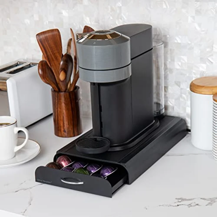 Mind Reader 'Anchor' für 50 Nespresso Kapseln, Black Kaffee Pod Storage Schublade – Bild 3