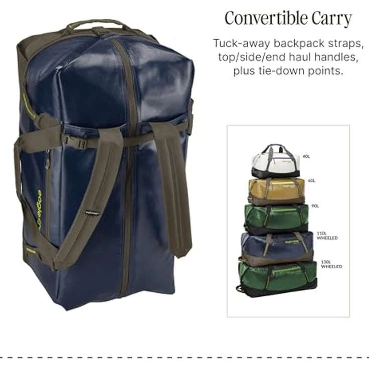 Eagle Creek Migrate Reisetasche 65 cm, blau, 100% Polyester, kompakt für Reisen und Sport – Bild 5