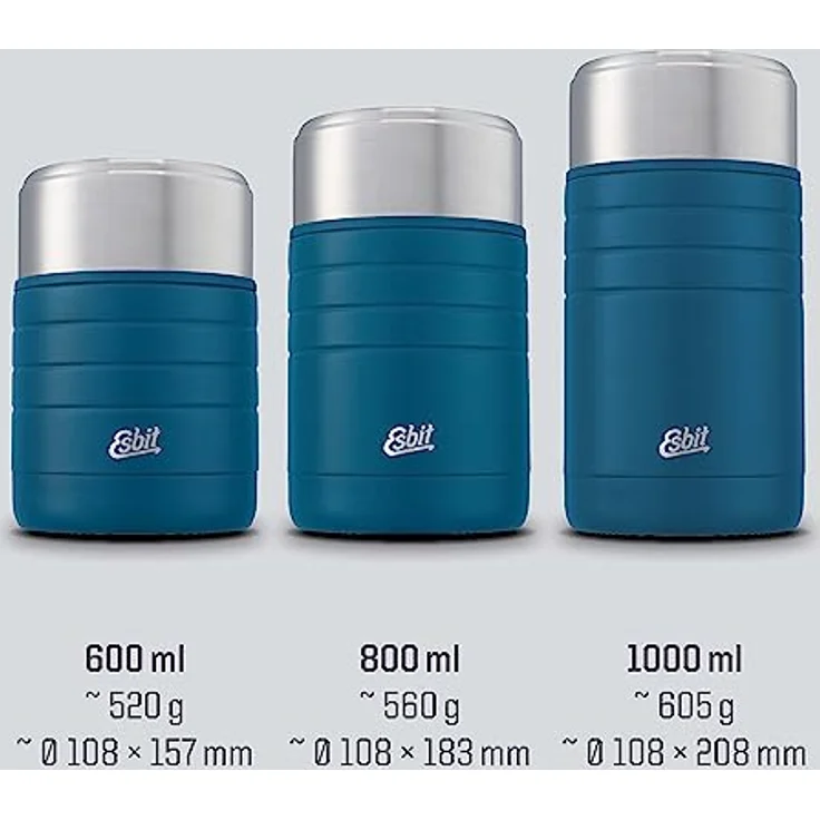 Esbit MAJORIS Edelstahl Thermobehälter, 1 L, Polar Blue – Bild 6