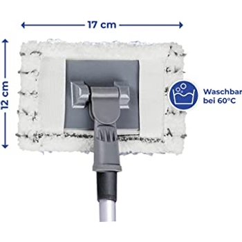 Maximex Teleskop Fliesenwischer - Mit 2 Bezügen, 360° Beweglich