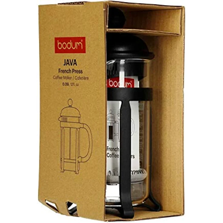 Bodum 1903-01 Java French Coffee Press 3 cup 0.35l 12oz Schwarz – Bild 2