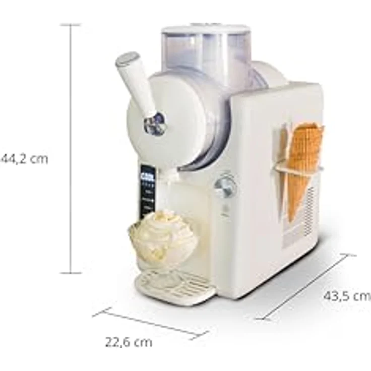 Unold 48950 Slush- und Softeismaschine mit Kompressor, 2L, 5 Programme für Slushies, Softeis, Frozen Cocktails, Milchshakes, spülmaschinengeeigneter Behälter, klimafreundliches Kältemittel R290 – Bild 2