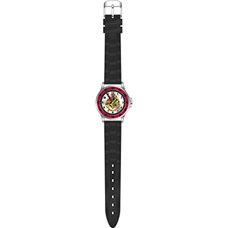 Accutime Klassische Uhr HP9069, Analoguhr mit Harry Potter Design, schwarz