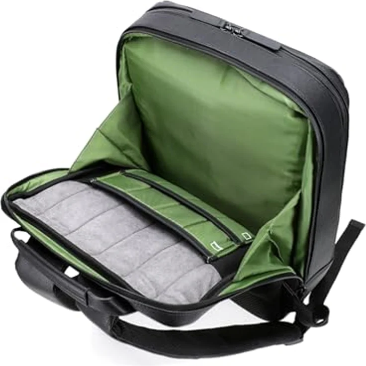 Jost Riga Rucksack aus Leder, 43 cm, schwarz, 100% Leder, 32 cm x 16 cm x 43 cm – Bild 7