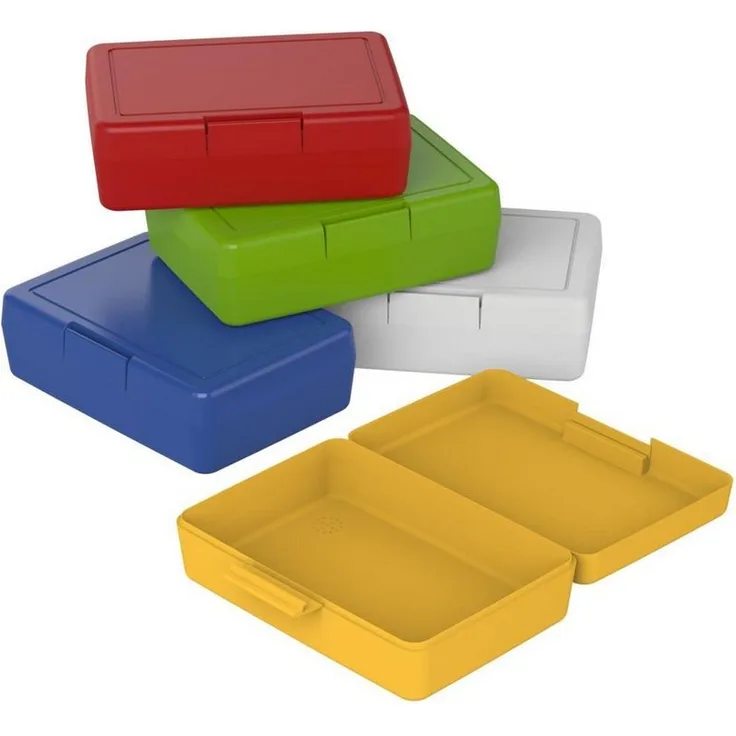 elasto Lunchbox 800 ml, Vorratsdose mit Klickverschluss, Made in Germany, attraktive Farben erhältlich