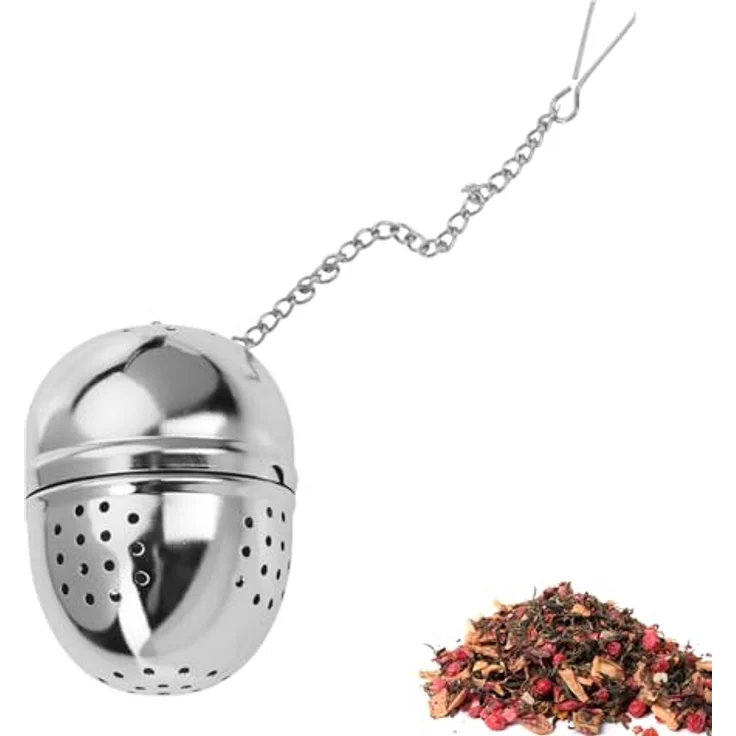 Westmark Tee-Ei, Ø 40 mm, Rostfreier Edelstahl, Teatime, Silber, 15362280 – Bild 2