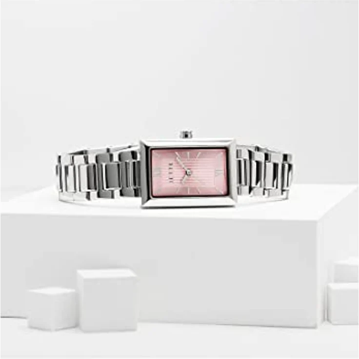 Jette Armbanduhr Damenuhr Silber (Analoguhr, 20 mm) – Bild 2