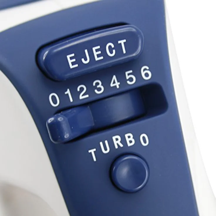 Emerio HM-110921.1 Handmixer, 250W, 6 Schaltstufen, weiß, blau – Bild 3