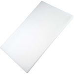 FMprofessional Schneidebrett Extra Groß, Weiß – Spülmaschinenfest, HACCP Farbcodierung, 45 x 30 cm für Backwaren