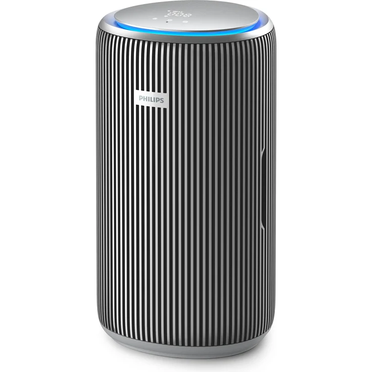 Philips Intelligenter Luftreiniger AC2889/10, Doppellüfter-Design für große Räume, leise und energieeffizient, Silber