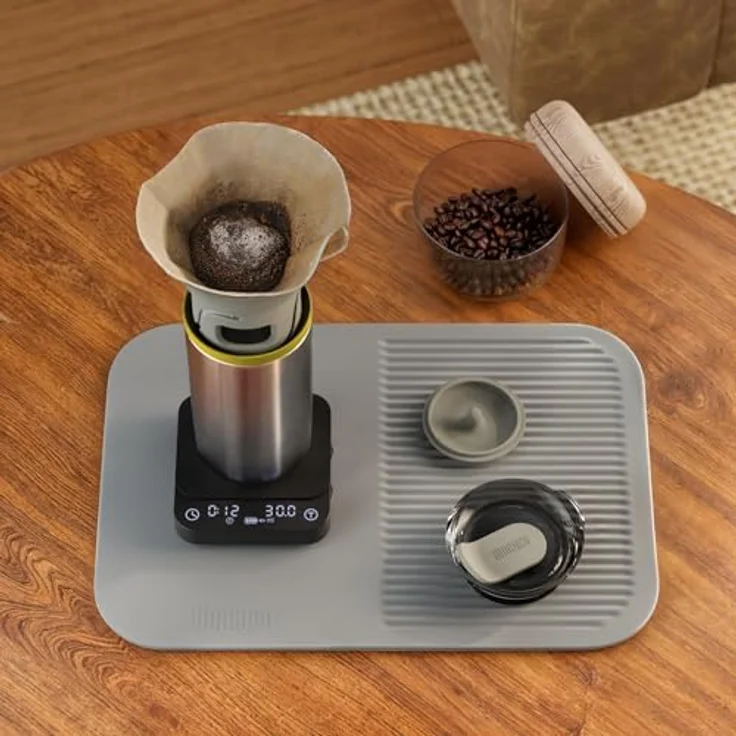 WACACO Exagram Pro, Digitale Küchenwaage mit Timer, 0,1 g bis 2 kg, Wiederaufladbar, Schwarz – Bild 4