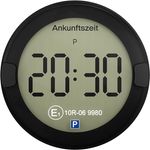 OOONO P-DISC NO2, Elektronische Parkscheibe mit automatischer Zeiteinstellung, zugelassen vom KBA, 2 Jahre Batterielaufzeit, elektrisch