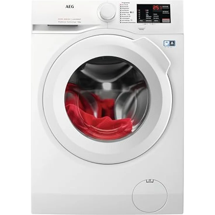 AEG L6FBA51680, Frontlader-Waschmaschine, A, Fassungsvermögen 8 kg, Standgerät, Breite 60 cm – Bild 2