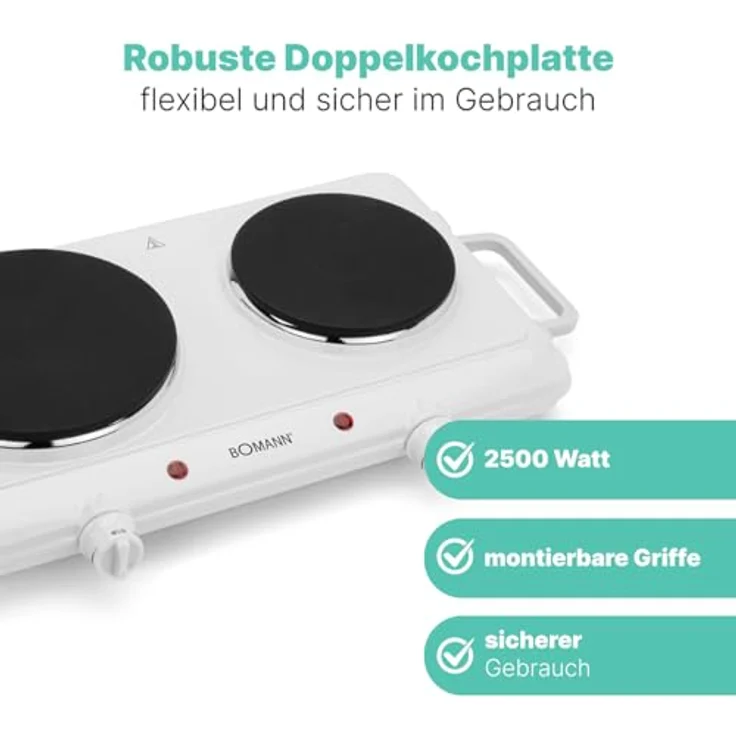 Bomann DKP 5028 CB, Kochplatte, Betriebsart elektrisch – Bild 6