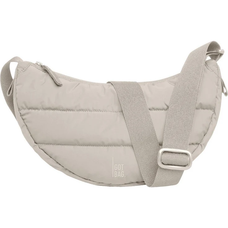 Got Bag Umhängetasche Puffer Moon Bag - Umhängetasche S 32 cm (scallop) - Nachhaltige Umhängetasche aus recycelten Fischernetzen mit gepolsterter Optik